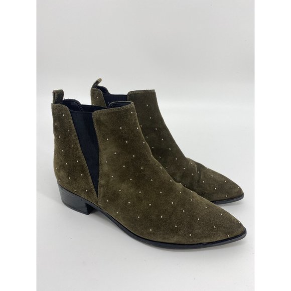 Marc Fisher "Yanaba" Studded Ankle Boots Size 7.5M - Picture 1 of 5